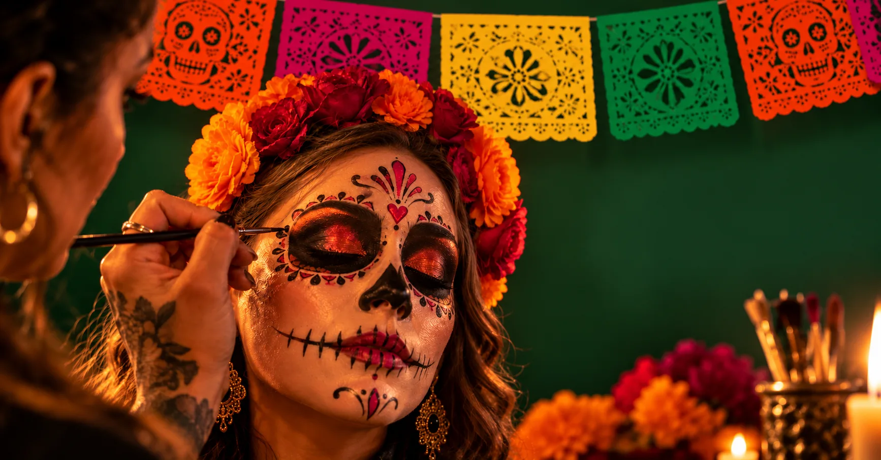 Halloween & Día de los Muertos Face Painting at Celebration Park