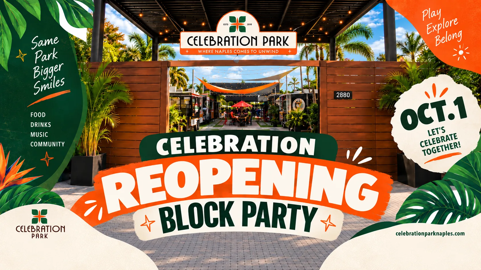 REOPENING BLOCK PARTY — Special Event