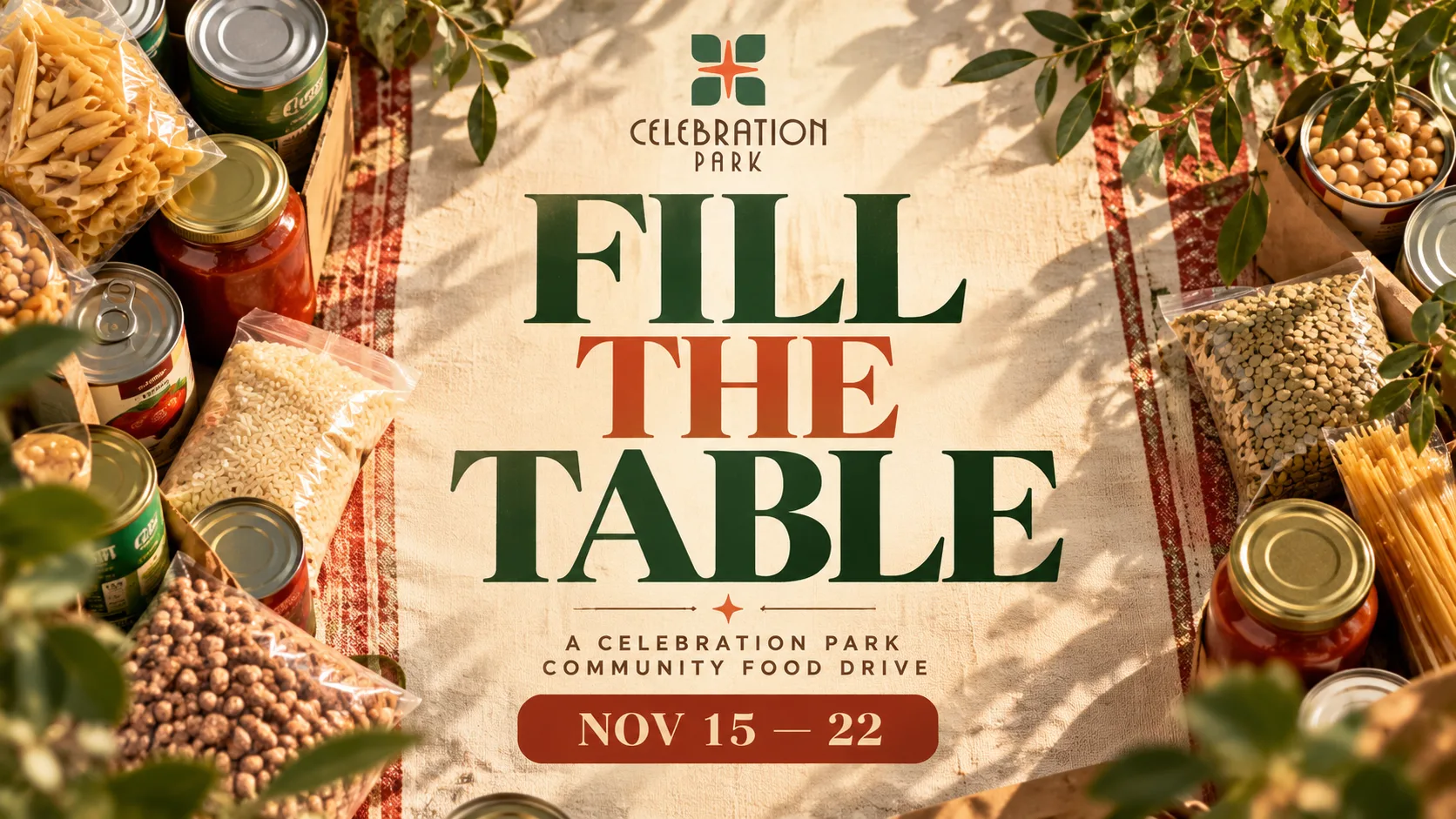 Fill the Table: Community Food Drive