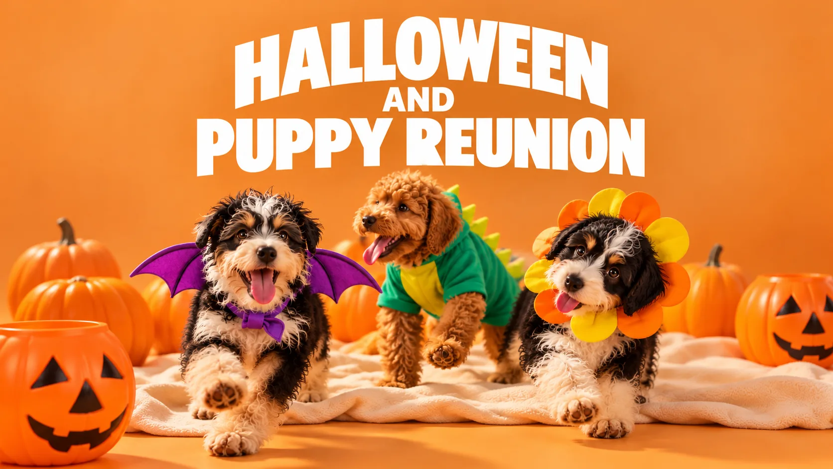 Halloween and Puppy Reunion